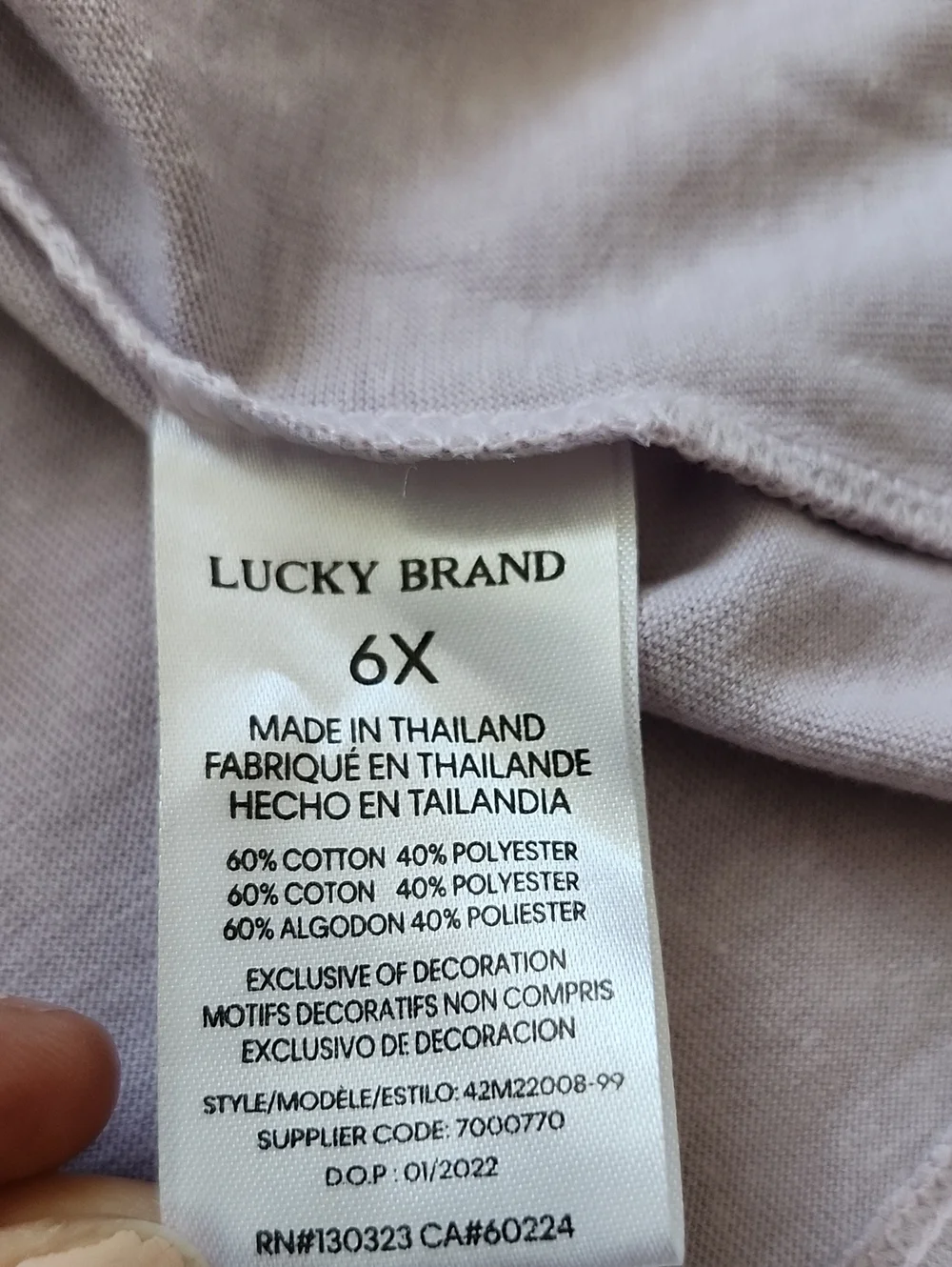 NWT Lucky Brand Kids Girl Tank Top & Pastel Stripe Shorts Set Size 5